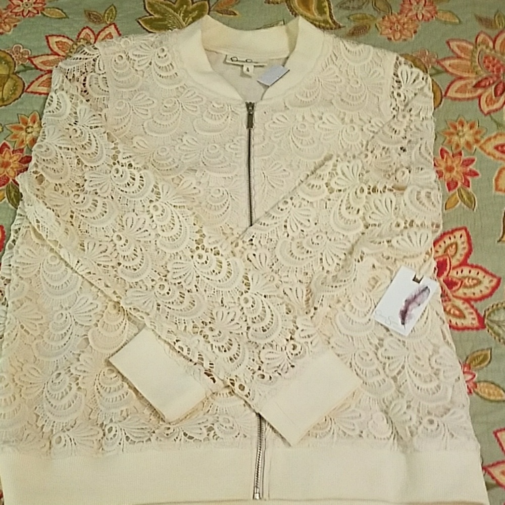Jessica Simpson maternity lace jacket xl